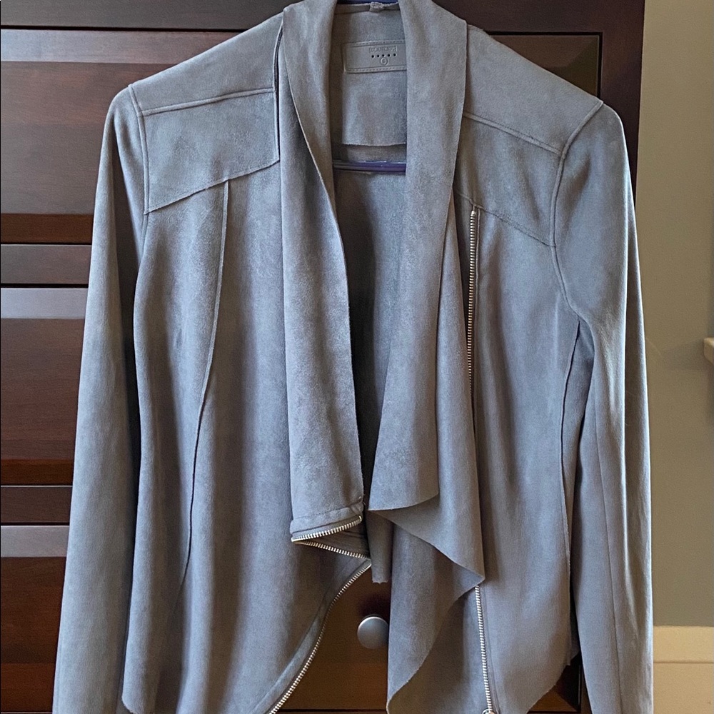 Blank NYC Faux Suede Moto Jacket